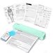 Imprimante thermique portable - A4 - 203 dpi - Bluetooth et USB - Vert