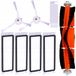 Sillar set d'accessoires pour Xiaomi Roborock S5/S6/E20/E25 – Kit de remplacement de brosse et de filtre