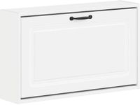 vidaXL Wandgemonteerde Schoenenkast UTRECHT 71 x 17 x 43 cm Wit