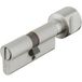 Häfele Startec Cylindre à bouton WC H9406 Cylindre à bouton rotatif Econo laiton, nickelé - 35,5+35,5 mm