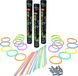 Merkloos Glow in the dark sticks - 100x sticks van 20 cm - multi kleuren breaklights