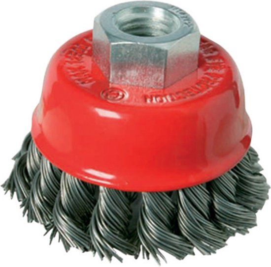 Silverline Stalen komborstel met getordeerd draad 100 mm