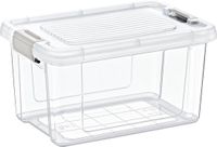 Storagesolutions Boîte de rangement transparente, 18 x 12 x 11 cm
