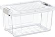 Storagesolutions Boîte de rangement transparente, 18 x 12 x 11 cm