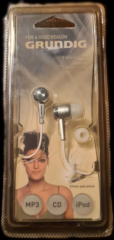 Grundig In-Ear Digital Stereo Oortjes - Zilver