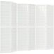 Cloison de séparation pliable 6 panneaux 240x170 cm blanc