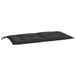 VidaXL Tuinbankkussen 110x50x7 cm Oxford stof Zwart