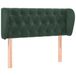 VidaXL Hoofdbord Donkergroen Fluweel 147x23x118/128 cm