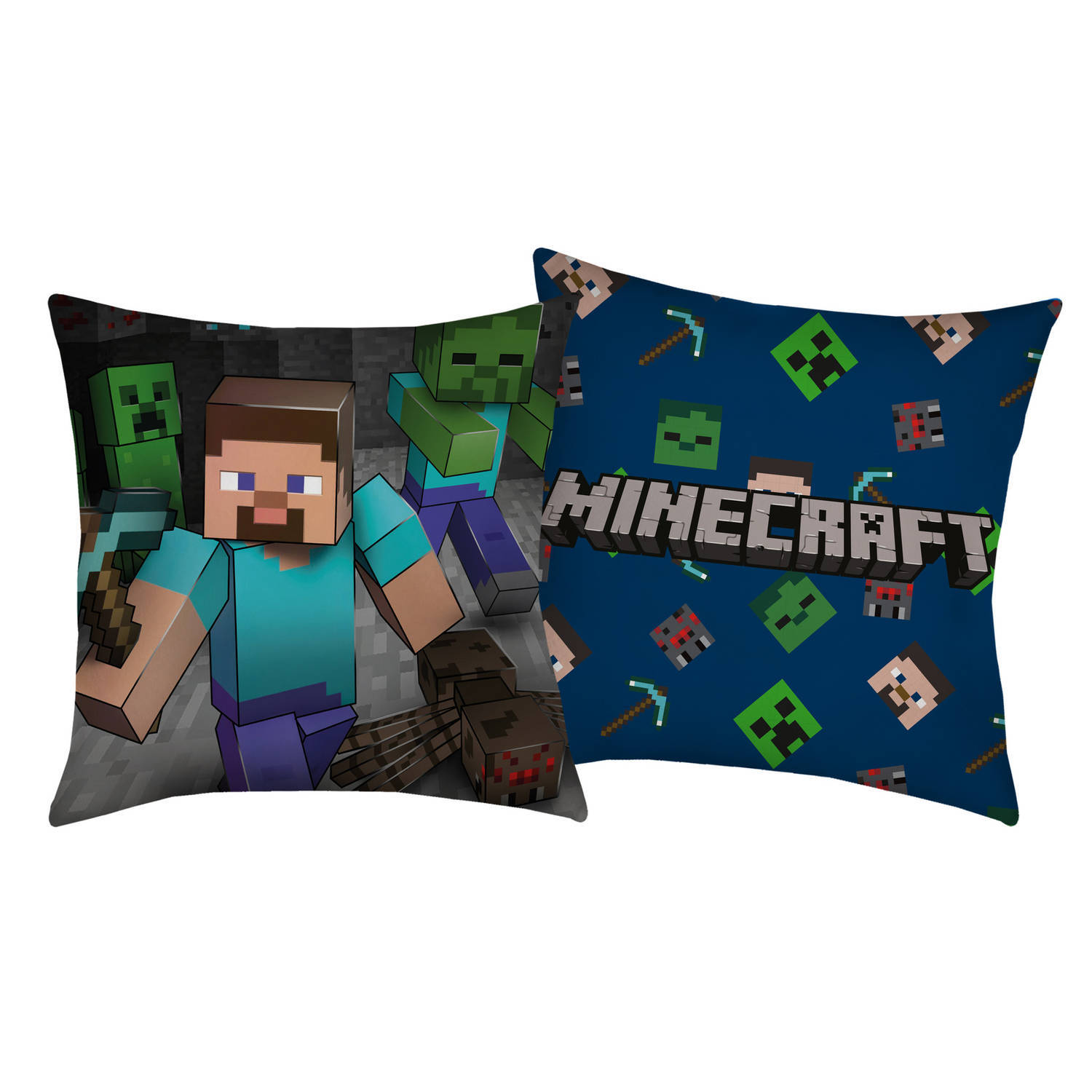 Minecraft Kussen Cave - 40 x 40 cm - Polyester