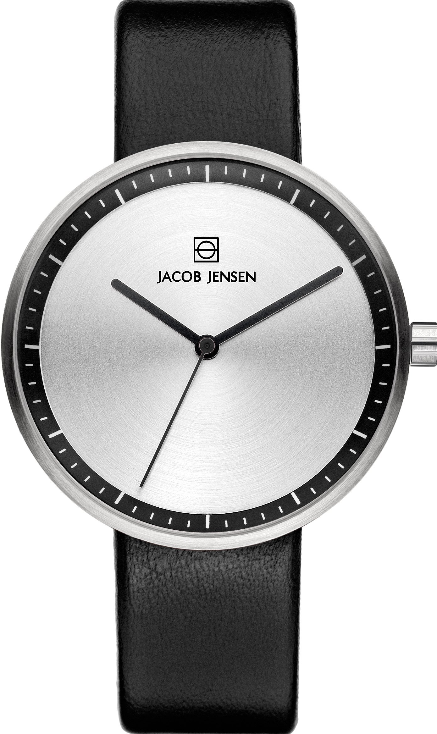 Jacob Jensen 280 horloge dames zwart edelstaal