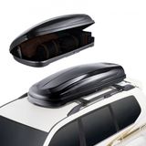 VEVOR Coffre de Toit 370 L, Porte-Bagages de Toit Coque Rigide en ABS, avec Ouverture Double-Face 2 Sangles Renforcées, Aérodynamique, pour la Plupart des Barres Transversales, Voiture, SUV, Noir
