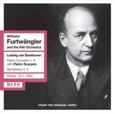 Furtwangler Myto Beethoven: Piano Concerto No. 4 / Symphony No. 3 CD