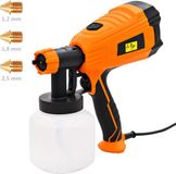 vidaXL - Elektrische verfspuit - 500W - 800ml - 3 mondstukken