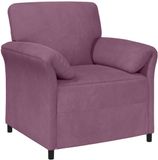 vidaXL 1-zits bank paars fluweel 88 x 83 x 95 cm