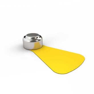 Rayovac Acoustic Zinc Air Hoortoestel batterijen, maat 10 AU, Yellow Tab, verpakking van 60