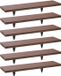 Maclean MC-331 - Set van 6 Wandplanken - Bruin (walnoot)
