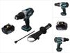 Makita DHP 458 F1 Accu-klopboormachine 18 V 91 Nm + 1x Accu 3,0 Ah - Zonder oplader
