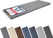 Garronda Bankkussen 100x40 cm – 4 cm dik – Waterafstotend & UV-bestendig – Donkergrijs