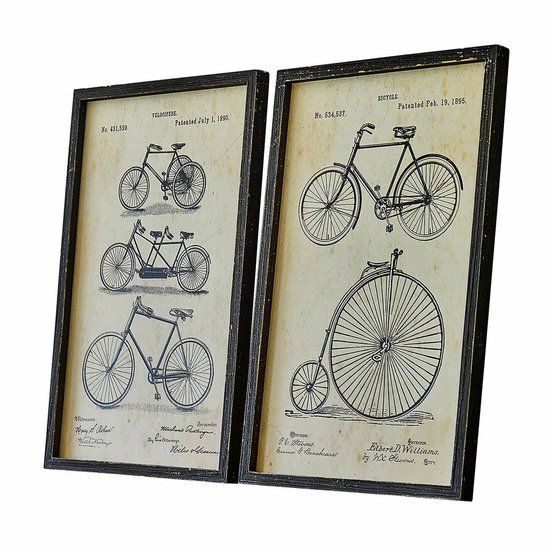 LOBERON Afbeelding set van 2 Golovine zwart/beige