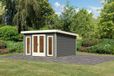 Karibu Tuinhuis Radeburg 3 Grijs 406 x 393 cm