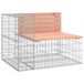 vidaXL Tuinbank schanskorfontwerp 92x71x65,5 cm massief douglashout