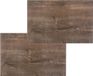 Secret de Gourmet tafel placemat in eiken hout print - Set van 8x stuks - PVC - 45 x 30 cm - Onderleggers - Diner/ontbijt
