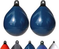 Majoni Set van 2 bolvormige stootkussens, diameter 65 cm, marineblauw