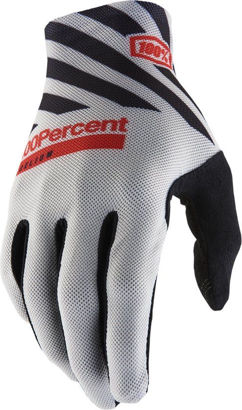 100% Celium MTB Gloves - Men - Grey - Size S