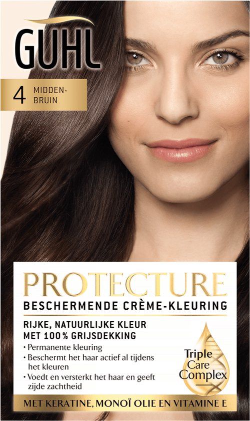 Guhl Natural Colors - No. 4 Middenbruin - Crème-kleuring - Haarverf