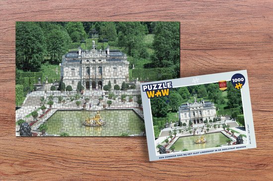 MuchoWow Puzzel Slot Linderhof - Beieren - Duitsland - Legpuzzel - Puzzel 1000 stukjes volwassenen - Sinterklaas cadeautjes - Sinterklaas voor grote kinderen