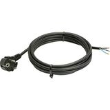 as - Schwabe 70832 PVC-Aansluitkabel, 3 meter Kabellengte, Zwart
