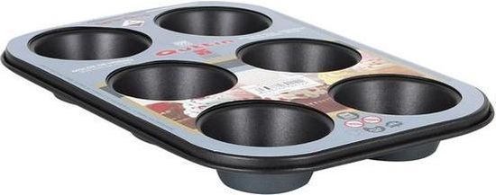 Quttin Bakplaat voor Muffins Quttin Ross (6 Porties) (26,5 x 18,5 x 3 cm)
