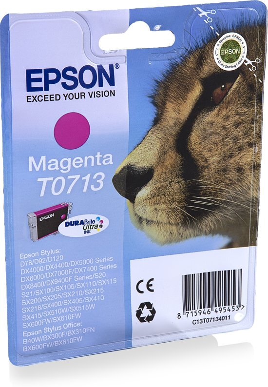 Epson T0713 - Inktcartridge / Magenta