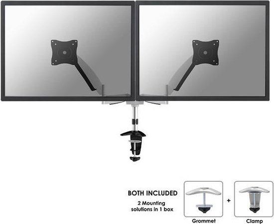 Neomounts FPMA-D950D Monitor Arm - Silver - Up to 30"