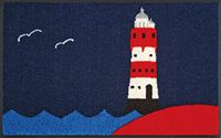 Wash+Dry 008590 deurmat Leuchtturm, 50 x 75 cm