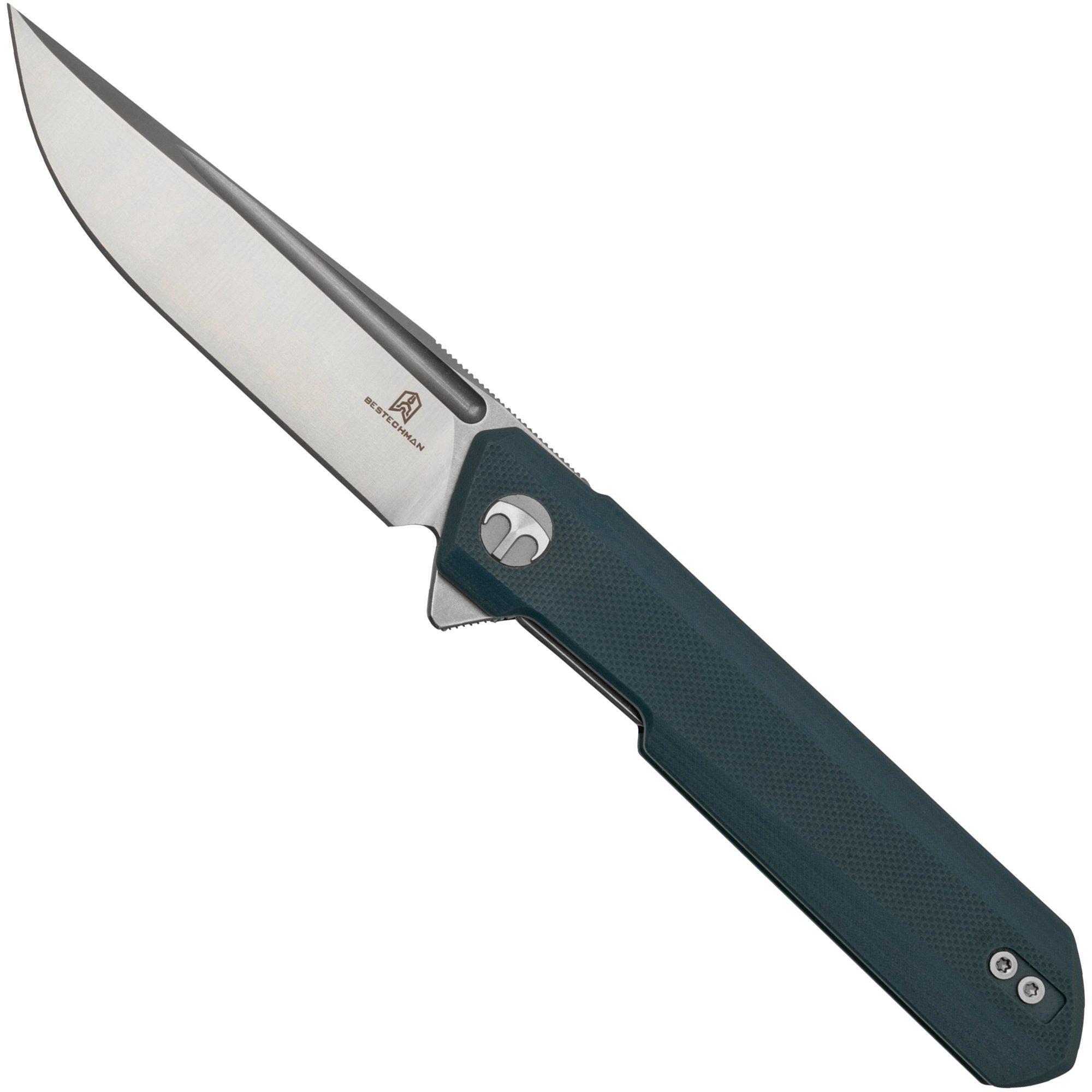 Bestech Bestechman Dundee BMK01C Grey G10, Satin D2, zakmes Ostap Hel design