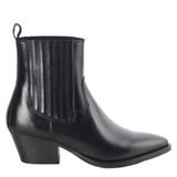 Comma Shoes bottes de cowboy en cuir style western - noir