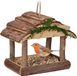 Relaxdays Vogelvoeder huis om op te hangen - Vogelhuis - Vogel voedplaats