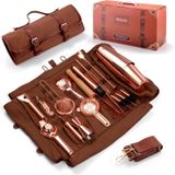 Reis Bartender Kit met Tasche - 17-delige koperen bar gereedschap set cocktailshaker set