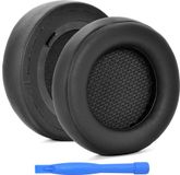 Vervangende MMOBIEL Oorkussens voor Corsair Virtuoso RGB Wireless / RGB Wireless XT / RGB Wireless SE Gaming Hoofdtelefoon - Protein PU Koptelefoon Oorkussens - Hoofdtelefoon Earpads – Zwart