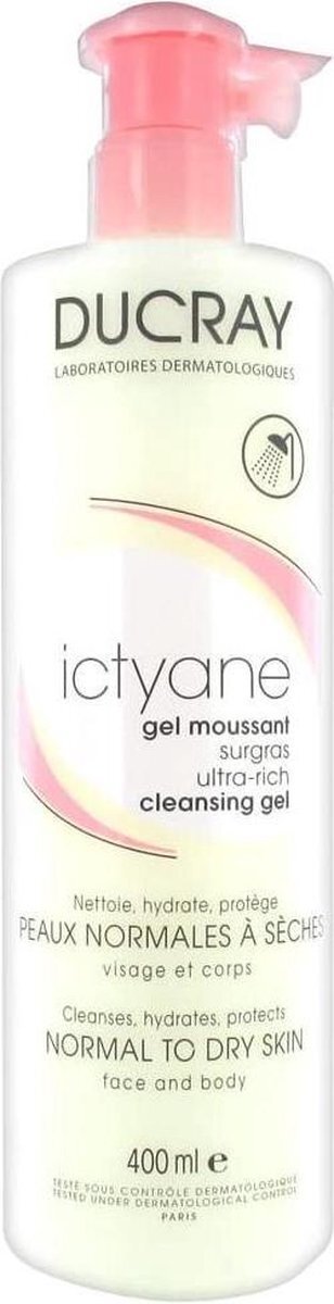 Ducray ICTYANE Overdone reiniging Gel 400ml