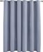 vidaXL Gordijn verduisterend met metalen ringen 290x245 cm grijs