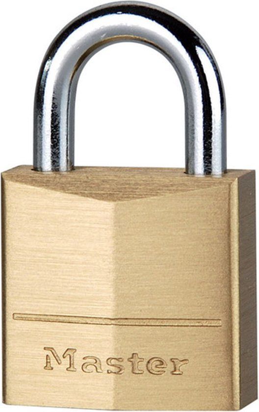 MasterLock Hangslot - Massief Messing - 20 mm - 120EURD