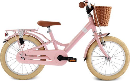 Puky Youke Kinderfiets 16 inch - Retro Roze - Unisex