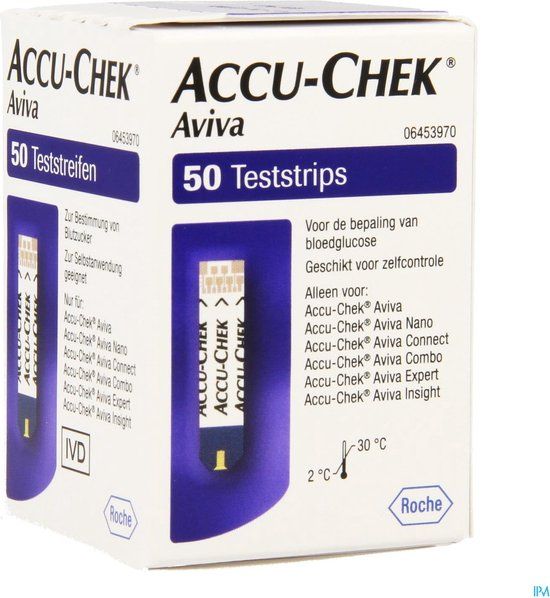 Accu Chek Aviva Teststroken - 50 stuks