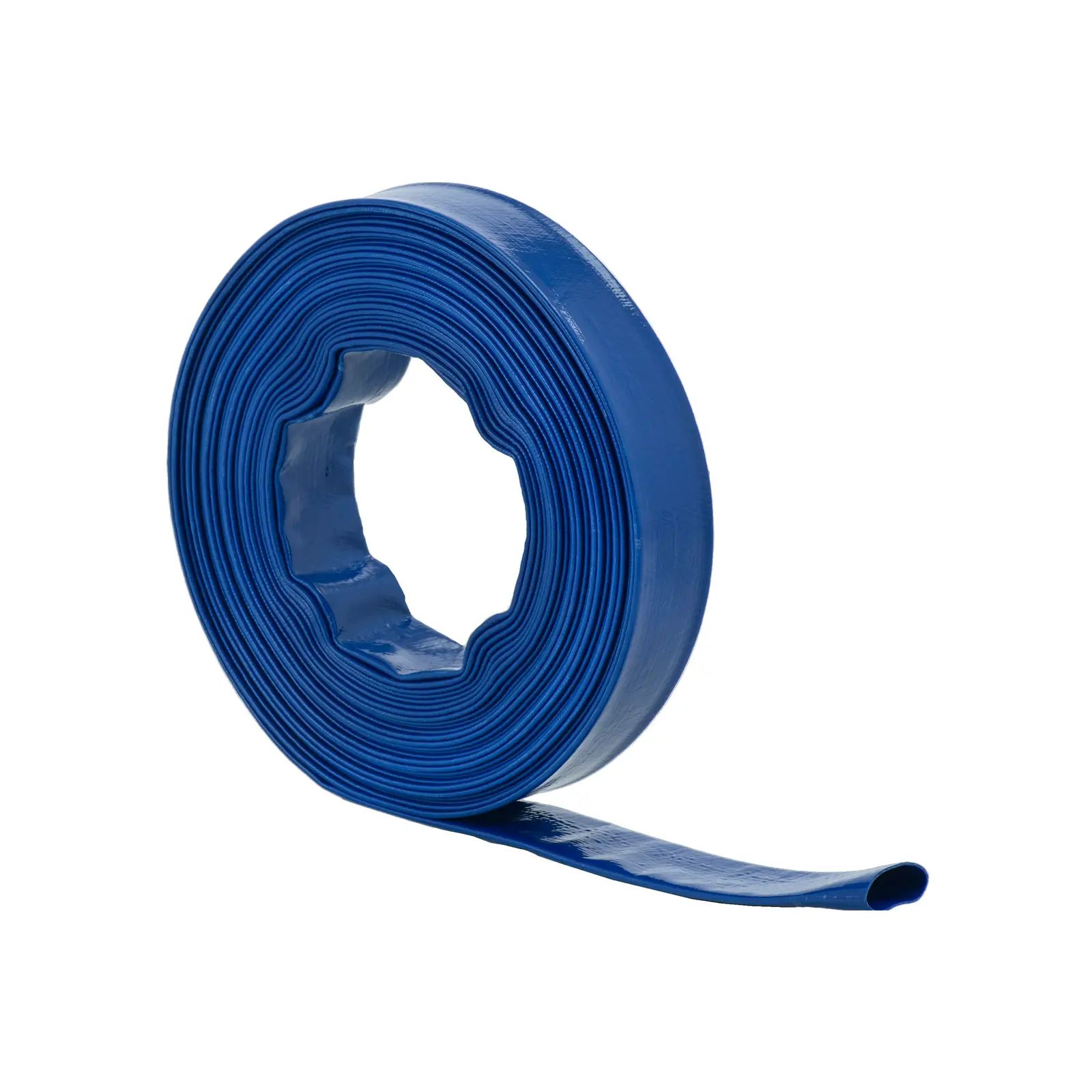 Platte slang - 1 1/4" - 20 m - 8-24 bar - met stof versterkt