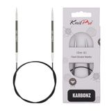 Knitpro - Knitpro Karbonz (60 cm, 3,25 mm) Rondbreinaalden - 1 Stuk