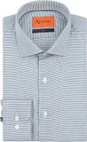 Suitable Overhemd Triangle Groen - Maat 41 - Heren - Casual Shirt