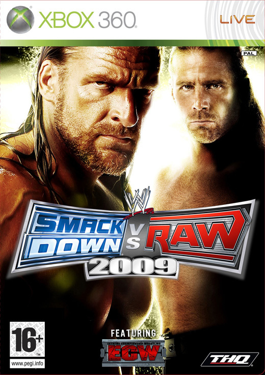 THQ WWE Smackdown vs Raw 2009 Xbox 360