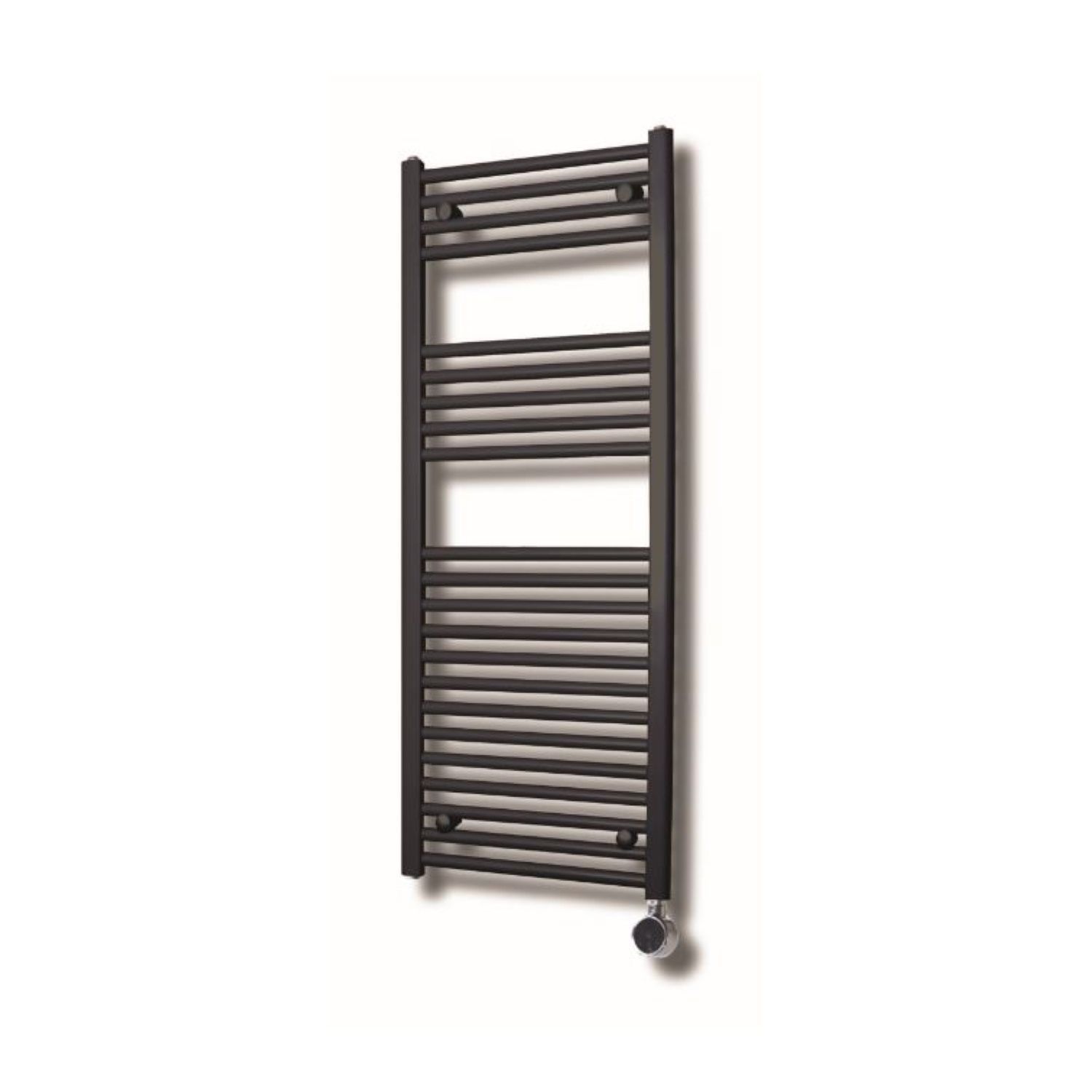 Sanicare Elektrische design radiator plug en play 172x60 cm mat zwart thermostaat zwart 1127 watt